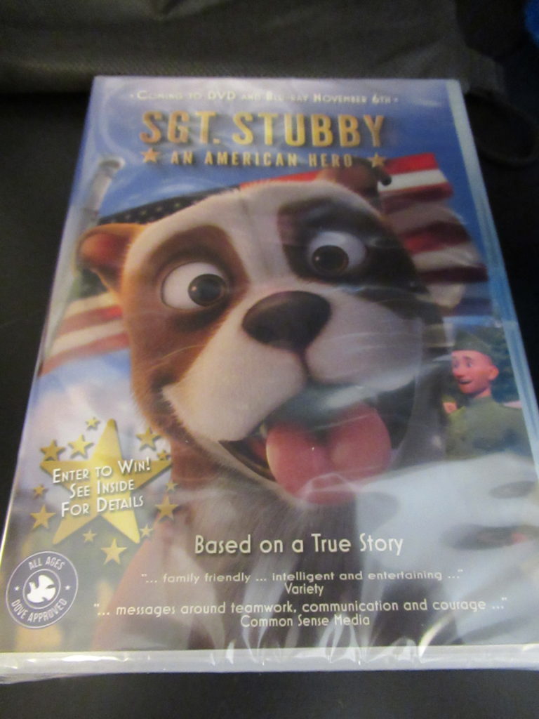 Sgt. Stubby An American Hero DVD Tabbys Pantry