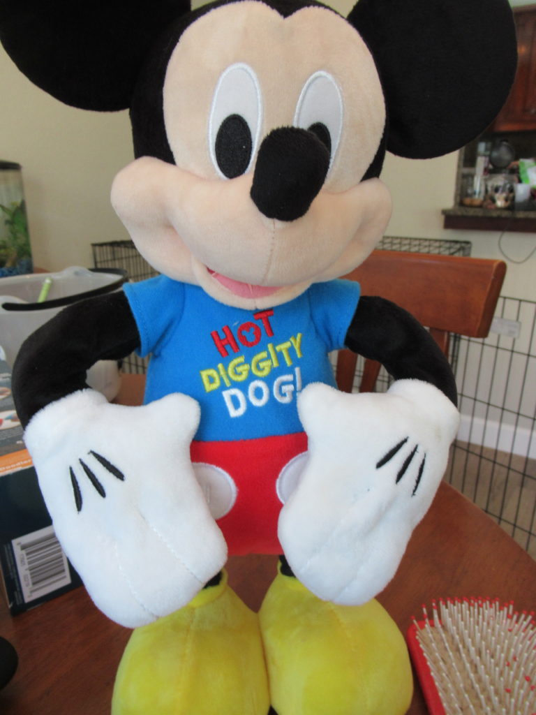 mickey hot diggity dog plush