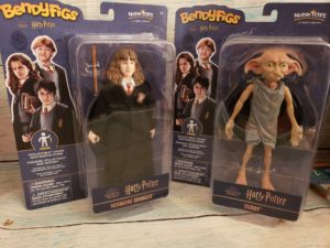 HARRY POTTER bendyfigs action figure NEW noble collection toys display stand