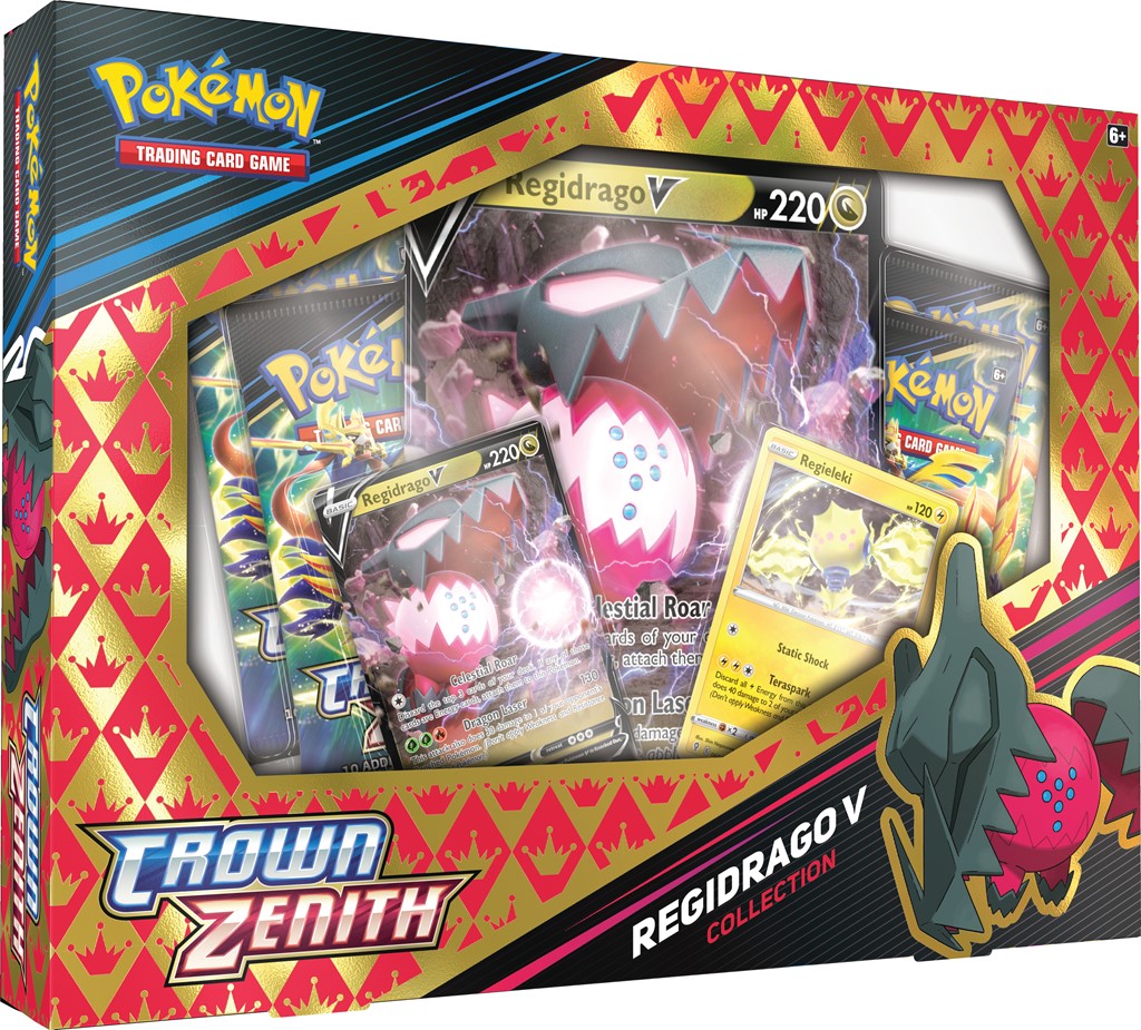  Pokemon TCG: Crown Zenith Tin – Galarian Articuno (1 Foil Card  & 5 Booster Packs) : Toys & Games